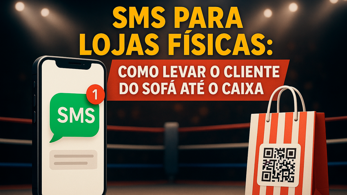 SMS para Lojas Físicas: Como Levar o Cliente do Sofá até o Caixa